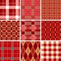 Red check pattern Royalty Free Stock Photo