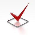 Red checkbox