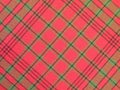 Red checked fabric Royalty Free Stock Photo
