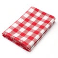 Red Checkered Kitchen Towel Royalty Free Stock Photo