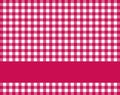 Red tablecloth pattern Royalty Free Stock Photo