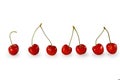 Red cherries Royalty Free Stock Photo