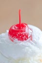 Red cherry topping Royalty Free Stock Photo
