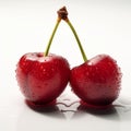 Red Cherries With Water Droplets: A Lovecore Stereotype Photography