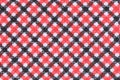 red chessboard pattern fabric Royalty Free Stock Photo