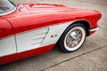 Red 1959 Chevrolet Corvette classic car