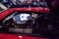 Red 1962 Chevrolet corvette convertible displayed at the Muscle Car City museum Royalty Free Stock Photo