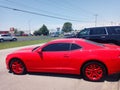 Red chevy camaro