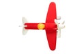 Red a children wooden plane Royalty Free Stock Photo