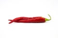 Red chile peppers