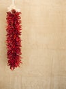 Red chile ristras Royalty Free Stock Photo