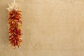 Red chile ristras Royalty Free Stock Photo