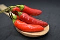 Red chili pepper ingredient spices vegetable food