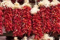 Red Chili Pepper Ristras Royalty Free Stock Photo