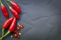 Red Chili Peppers Food Background Royalty Free Stock Photo
