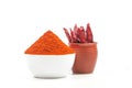 Red chili powder Royalty Free Stock Photo