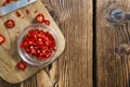 Red Chilis (cutted) Royalty Free Stock Photo