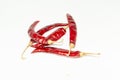 Red chilli,dried red chilli. Royalty Free Stock Photo