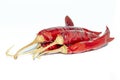Red chilli,dried red chilli. Royalty Free Stock Photo