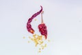 Red chilli,dried red chilli. Royalty Free Stock Photo