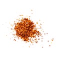 Red chilli pepper flakes Royalty Free Stock Photo