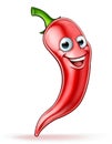 Red Chilli Pepper Mascot Royalty Free Stock Photo