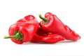 Red chilli peppers Royalty Free Stock Photo