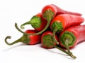Red chilli peppers Royalty Free Stock Photo