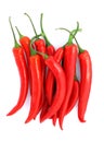 Red Chilli Peppers Royalty Free Stock Photo