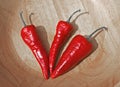 Red chilli peppers Royalty Free Stock Photo