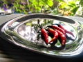 Red Chillies. Royalty Free Stock Photo