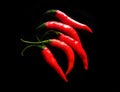 Red Chillies. Royalty Free Stock Photo