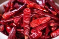 Red Chillis (dried, selective focus)