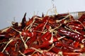 Red chilly blurred background