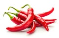 red chily pepper isolated