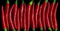 Red chily peppers