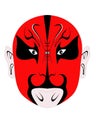 Red Chinese Devil Mask Royalty Free Stock Photo