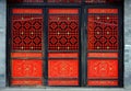 Red Chinese door