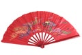 Red Chinese Fan Royalty Free Stock Photo