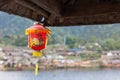 Chinese lantern village background Royalty Free Stock Photo