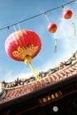 Red Chinese Lanterns Royalty Free Stock Photo