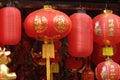 Red Chinese lanterns Royalty Free Stock Photo