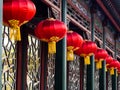 Red Chinese lanterns Royalty Free Stock Photo