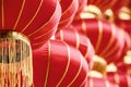 Red chinese lanterns for the chinese new year Royalty Free Stock Photo