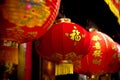 Red Chinese Lanterns Royalty Free Stock Photo