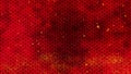 Red Chinese New Year background with golden stars glittering, and dragon pattern. 3D rendering. Magical Happy new year animation.