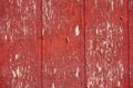 Red Chipped Paint Wood Wall Background Texture Royalty Free Stock Photo