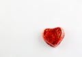 Red chocolate hearts candies Royalty Free Stock Photo