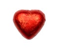 Red chocolate hearts Royalty Free Stock Photo