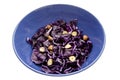 Red chopped cabbage
